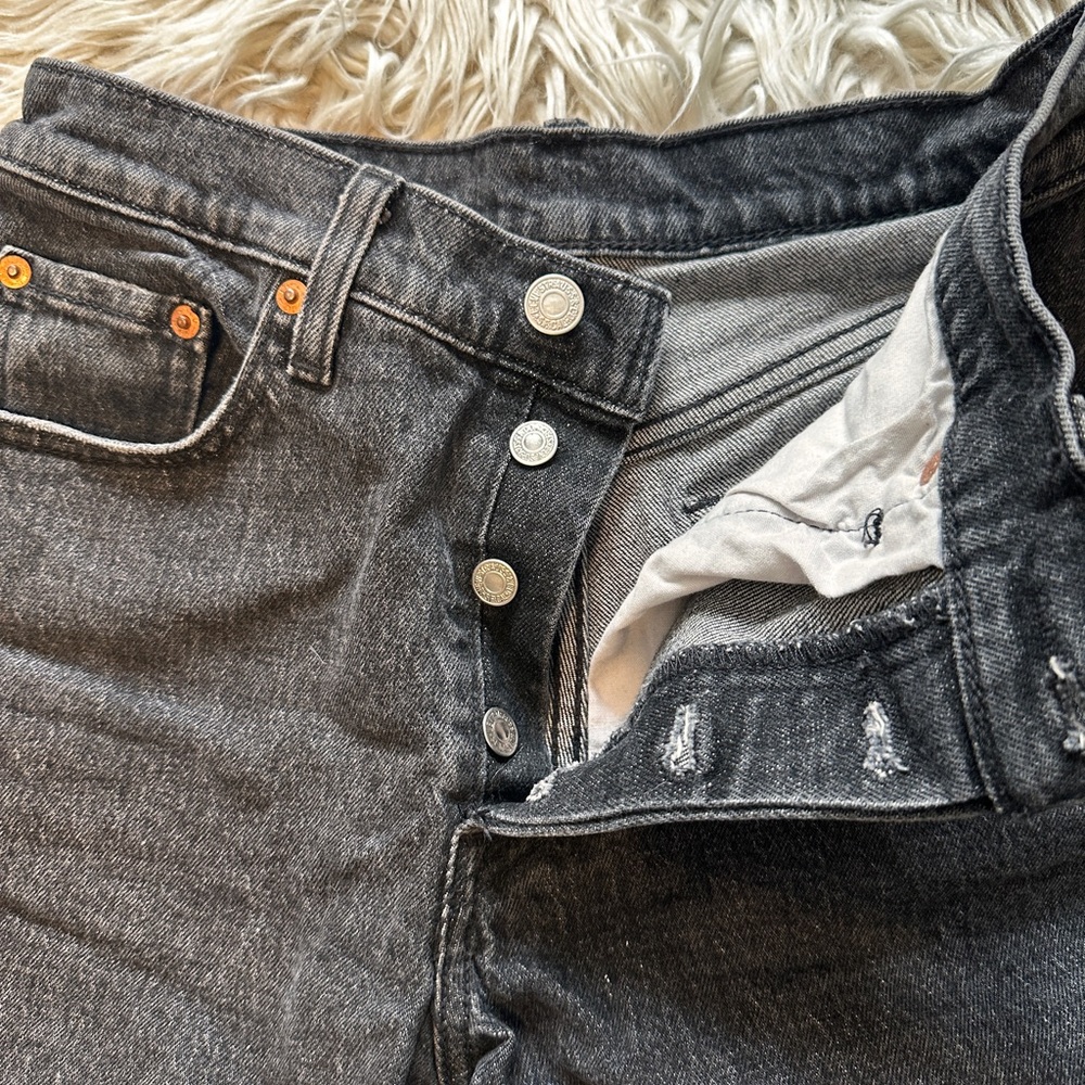 Levi's Black Jean Shorts